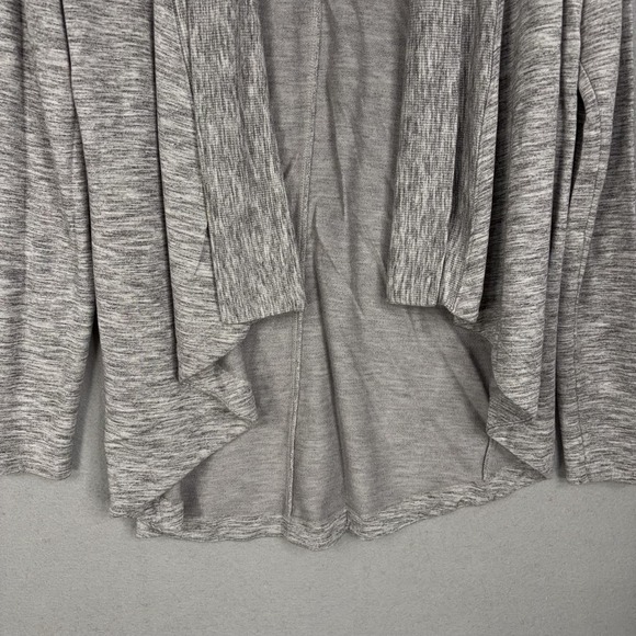 Athleta Nirvana Wear Two Ways Wrap Cardigan Womens Small Gray Open Front - Picture 4 of 13